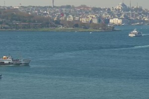 Панорамный вид на город, Стамбул, Турция - веб камера